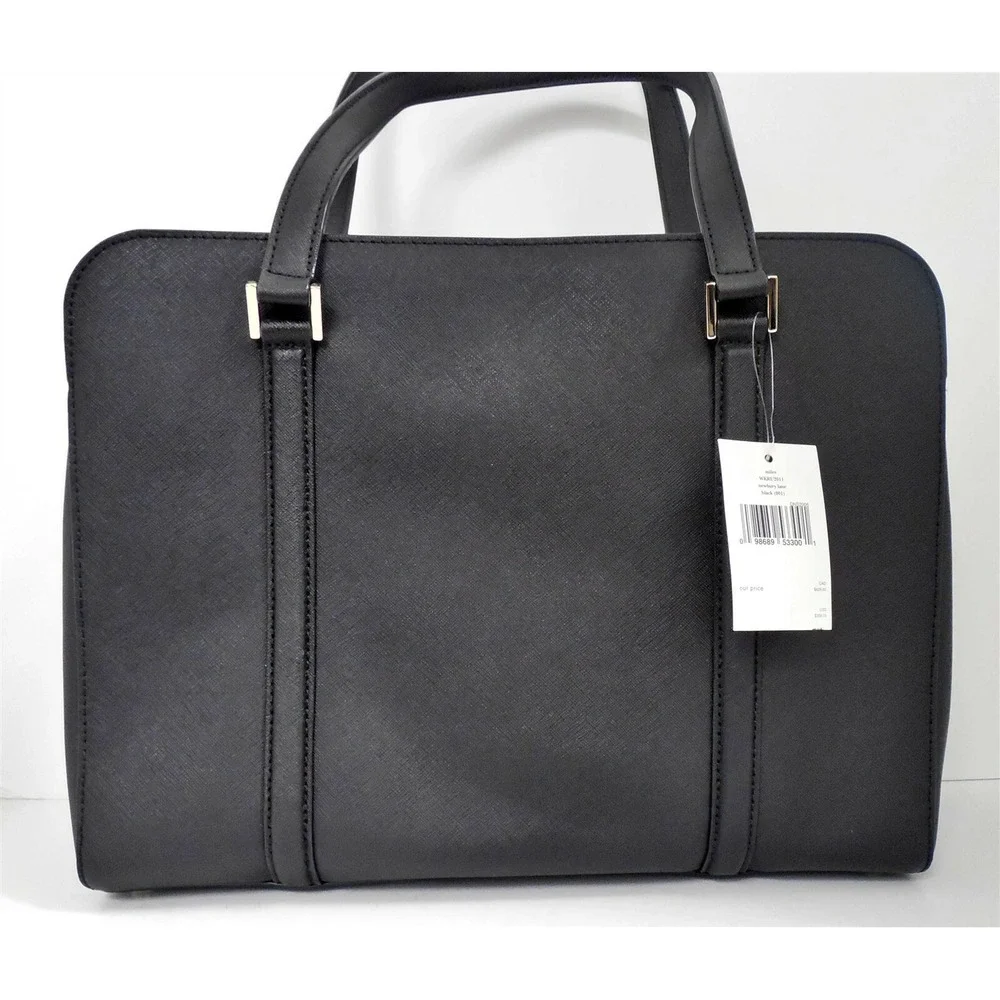 New Kate Spade Newbury Lane Black Saffiano‎ Leather Large Tote Bag